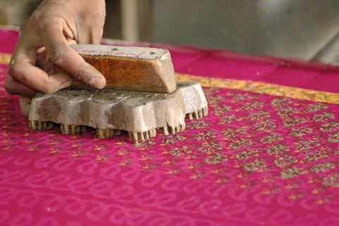 Ancient craft of block printing